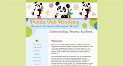 Desktop Screenshot of pandacubacademy.org
